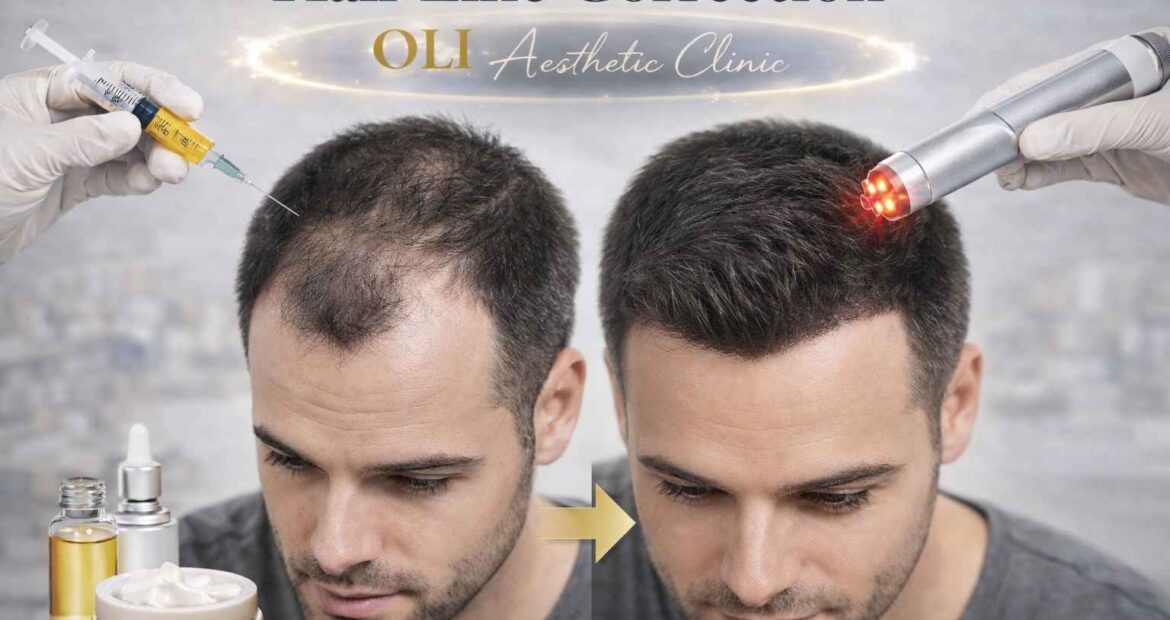 Hair line correction